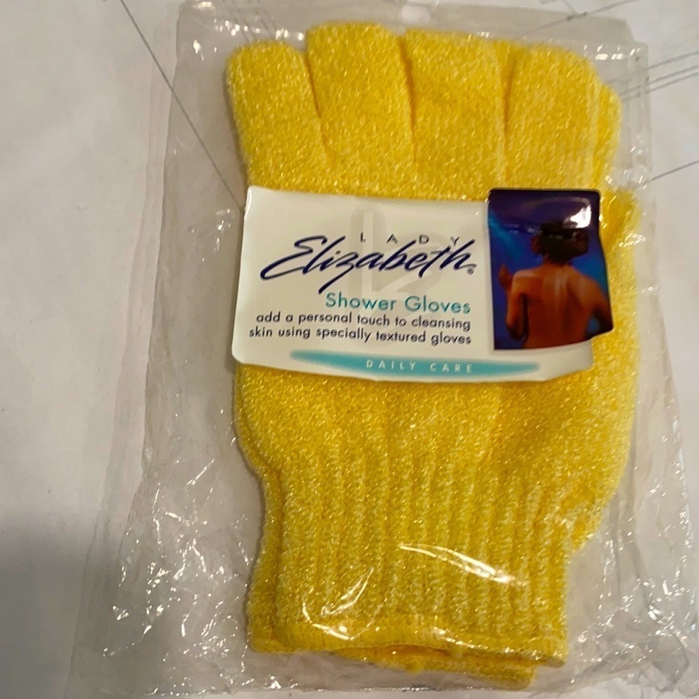 Lady Elizabeth shower gloves